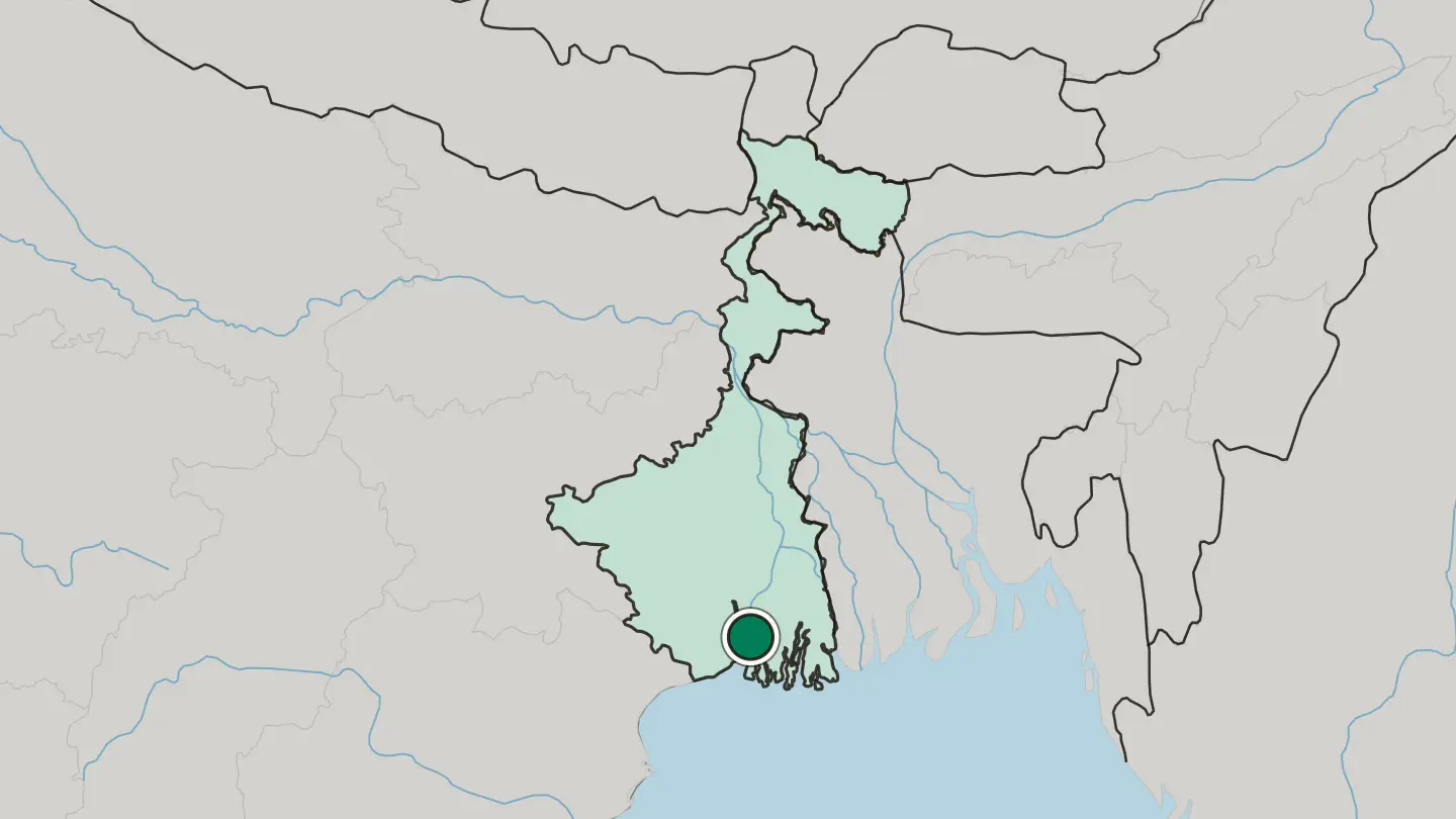 Map of Haldia in India