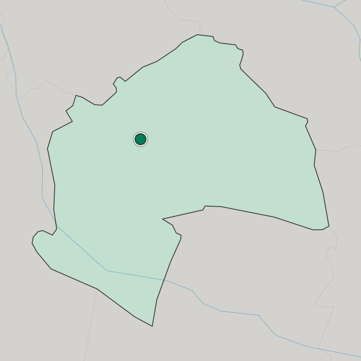 Map showing Al Diwaniyah — In Al-Qadisiyah Governorate