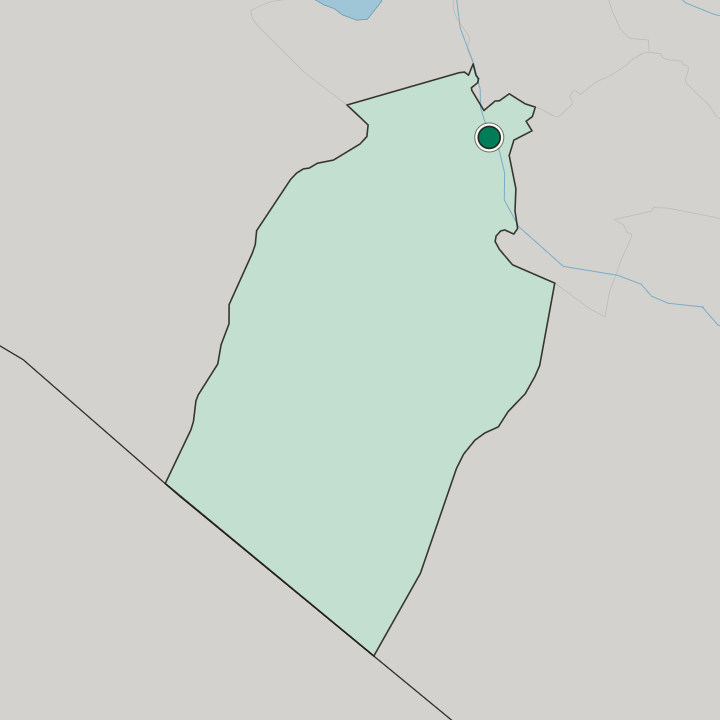Map showing Kufa — In An Najaf