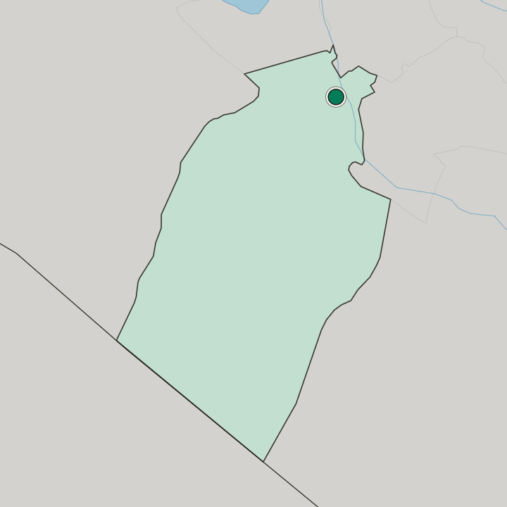 Map showing Najaf — In An Najaf