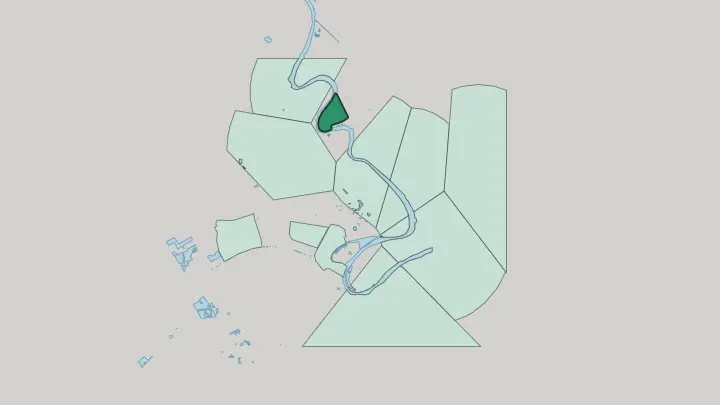 Map of Adhamiyah in Baghdad