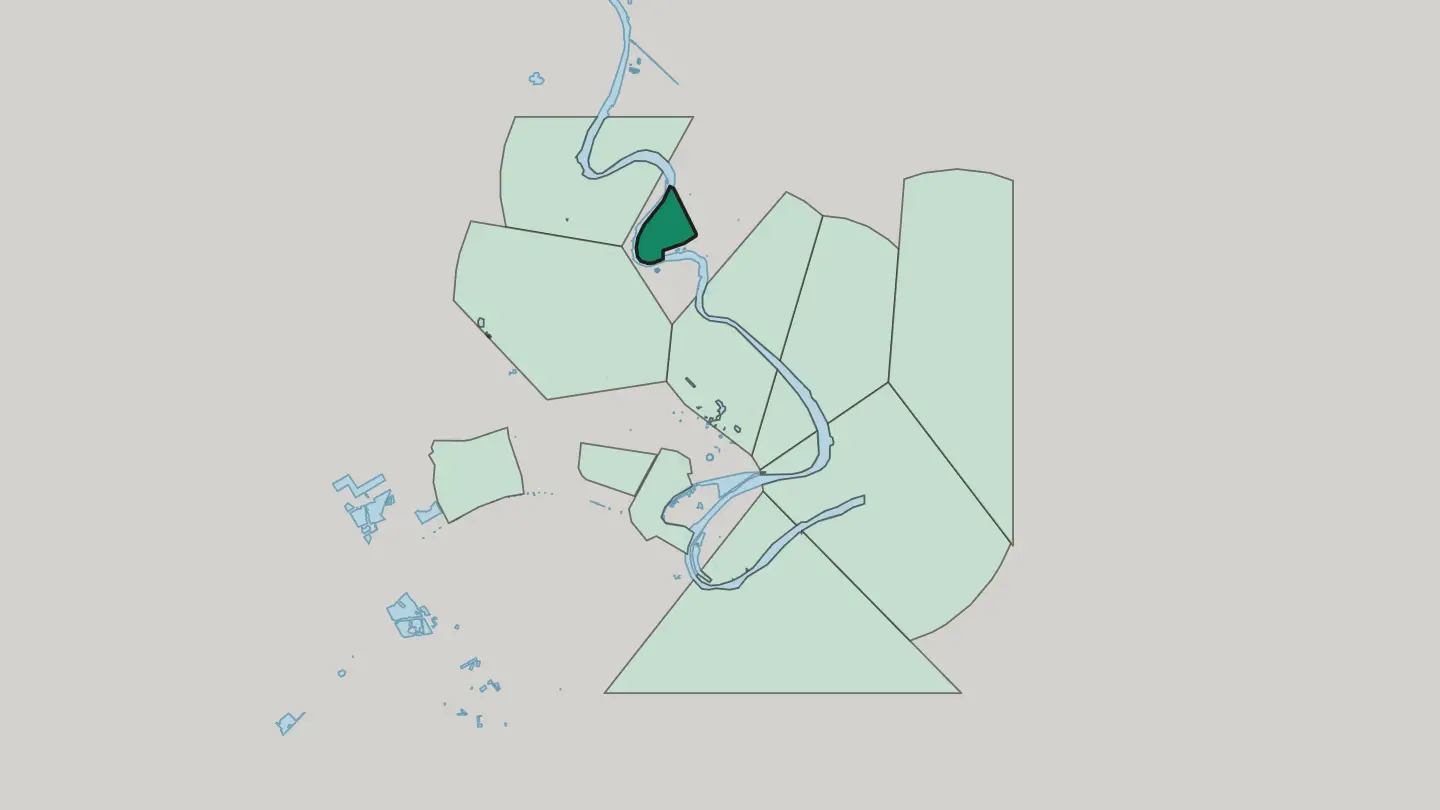 Map of Adhamiyah in Baghdad