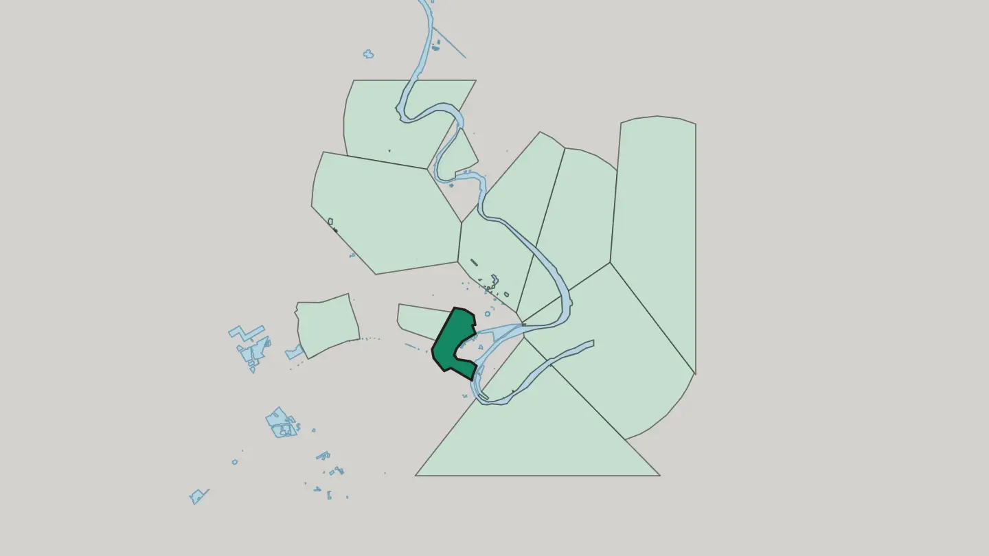 Map of Al-Qadisiyah in Baghdad