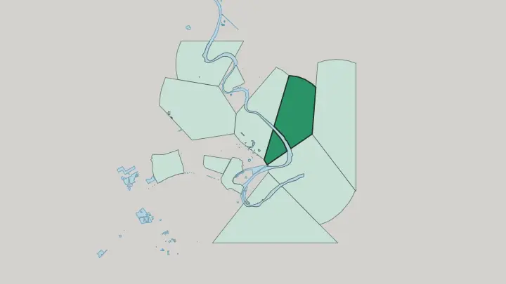 Map of Al-Rusafa in Baghdad
