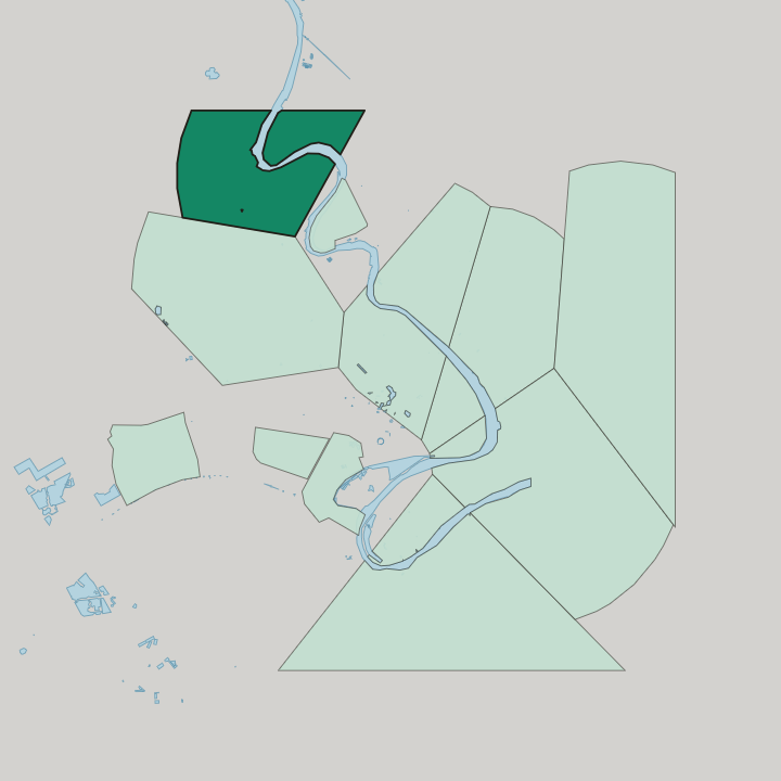 Map showing Kadhimiya — In Baghdad