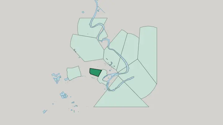 Map of Yarmouk in Baghdad