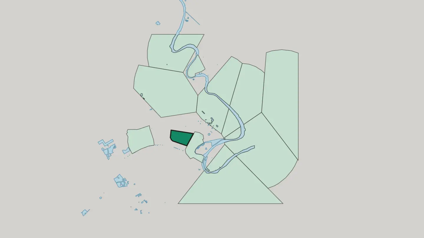 Map of Yarmouk in Baghdad