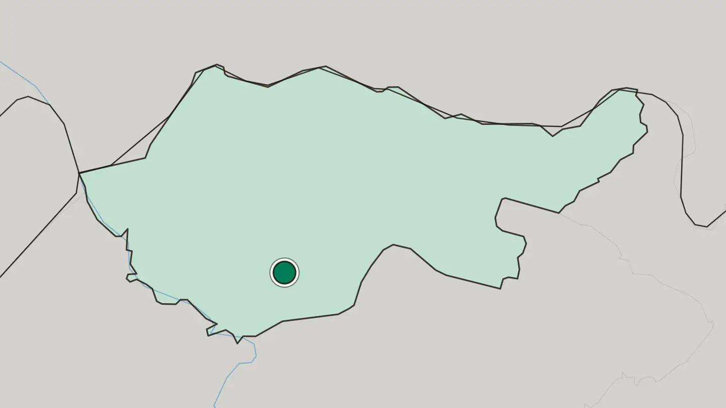 Map of Dihok in Iraq
