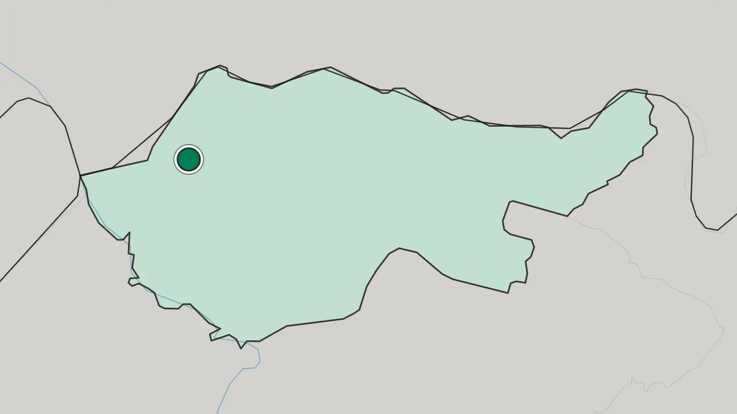 Map of Zaxo in Iraq