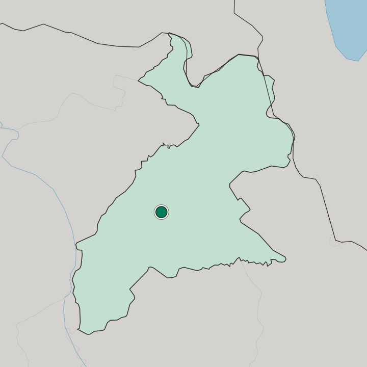 Map showing Erbil — In Erbil Governorate