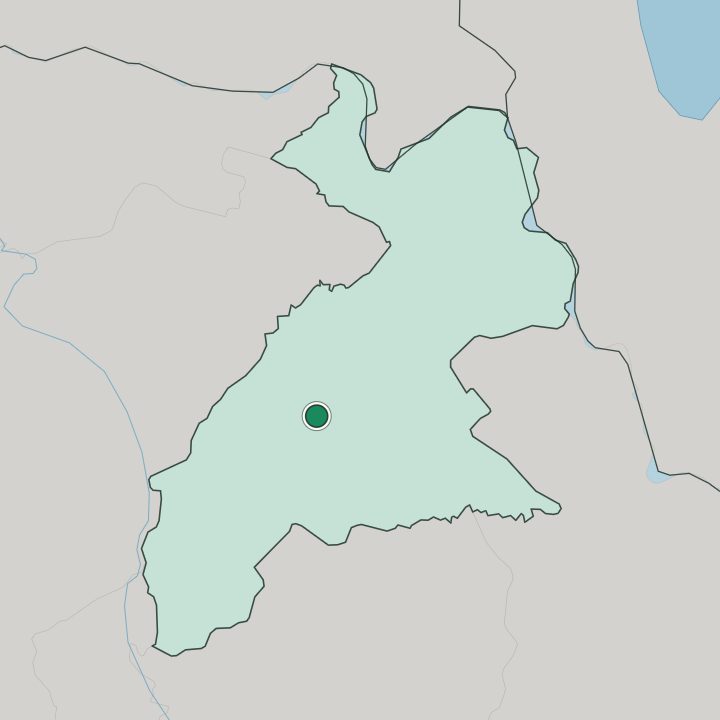 Map showing Erbil — In Erbil Governorate