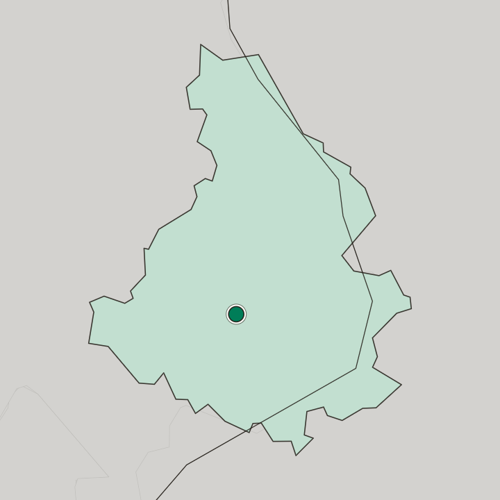 Map showing Halabja — In Halabja Governorate