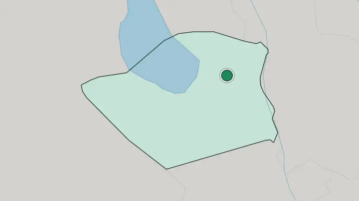 Map of Karbala in Iraq