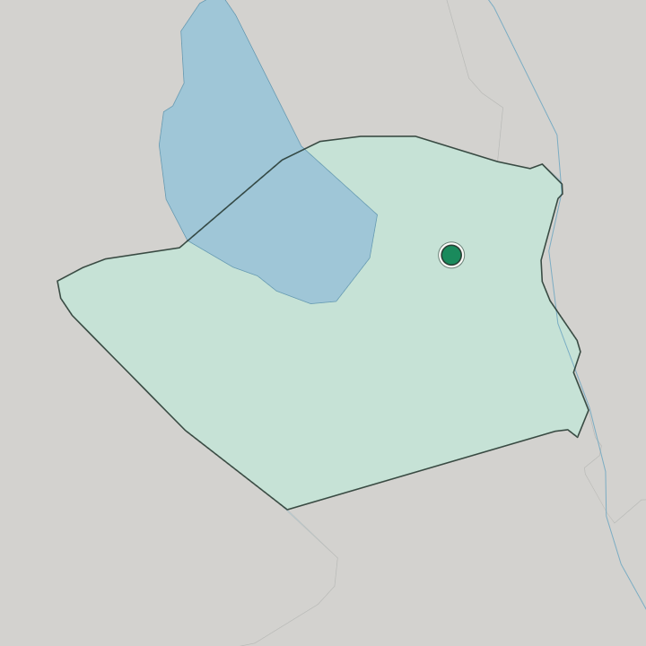 Map showing Karbala — In Karbala Governorate