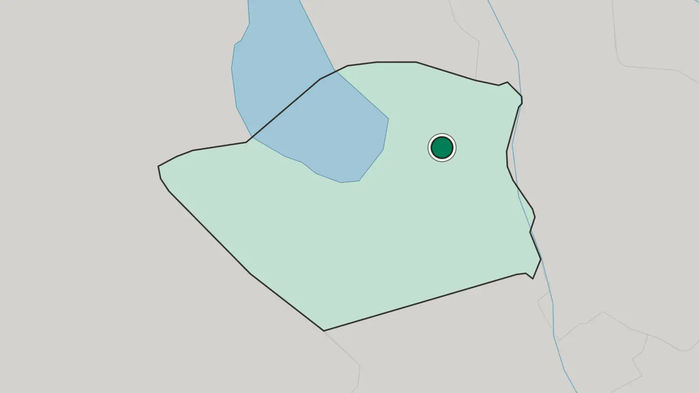 Map of Karbala in Iraq