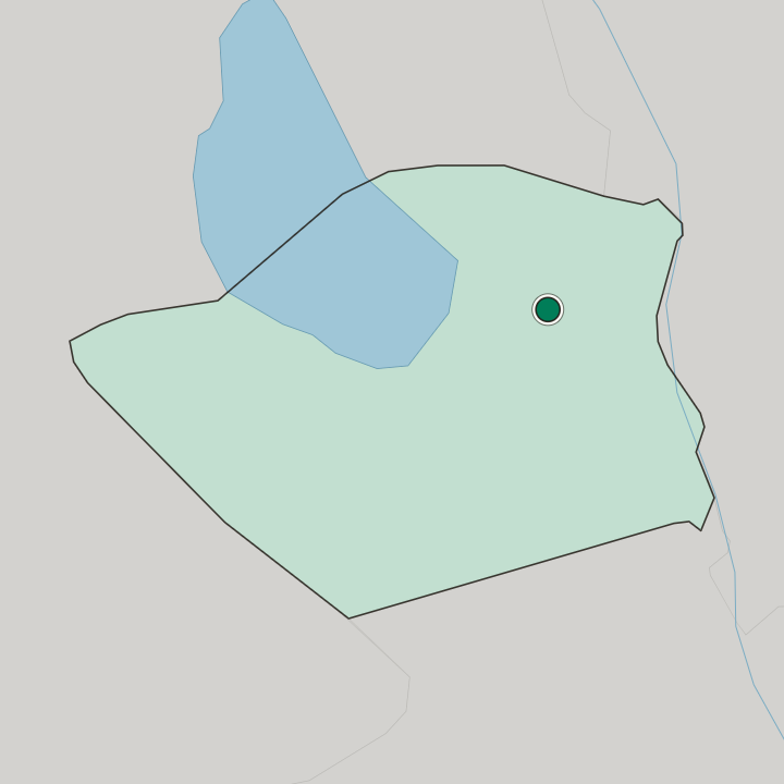Map showing Karbala — In Karbala Governorate