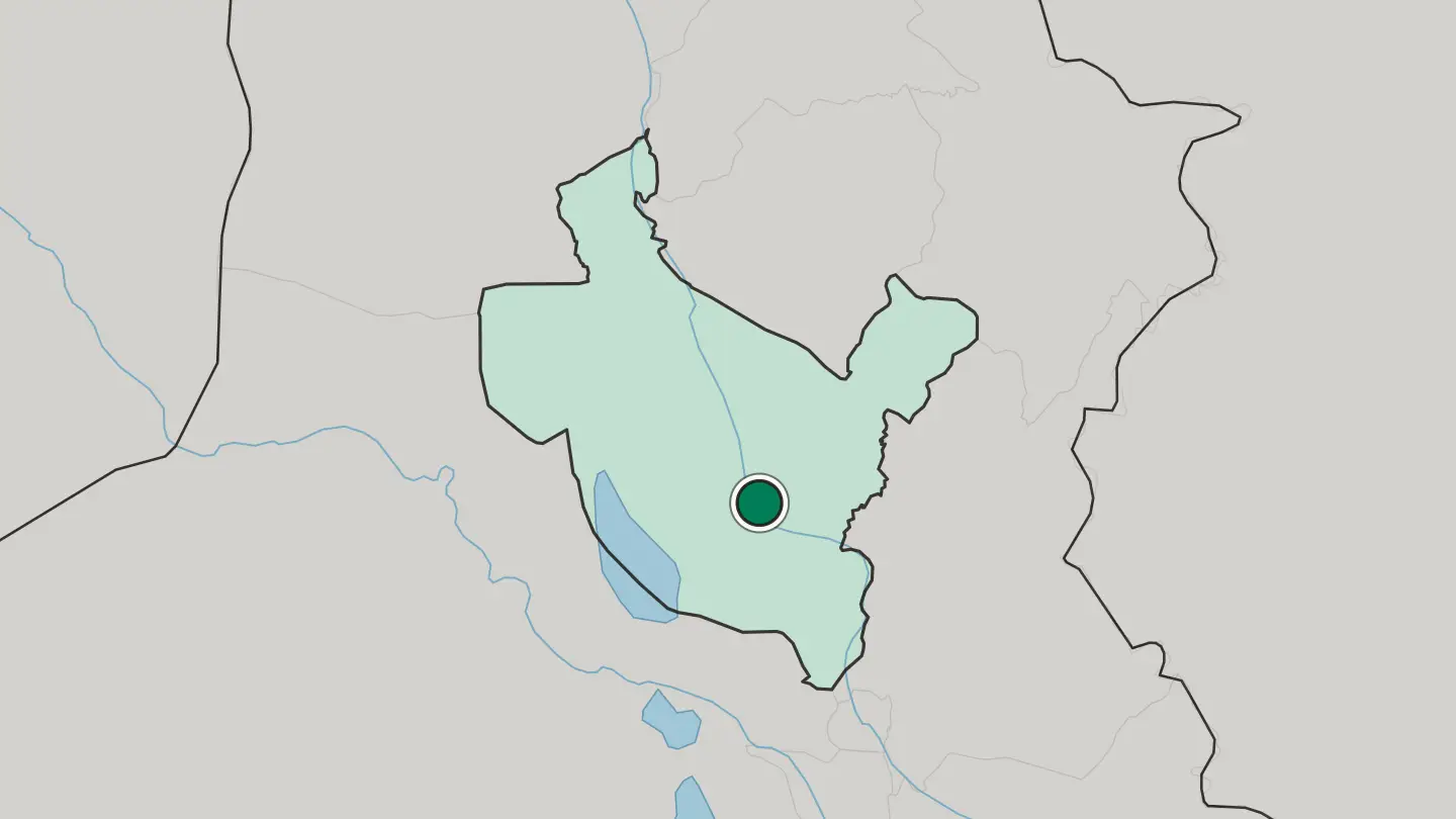Map of Sāmarrā’ in Iraq