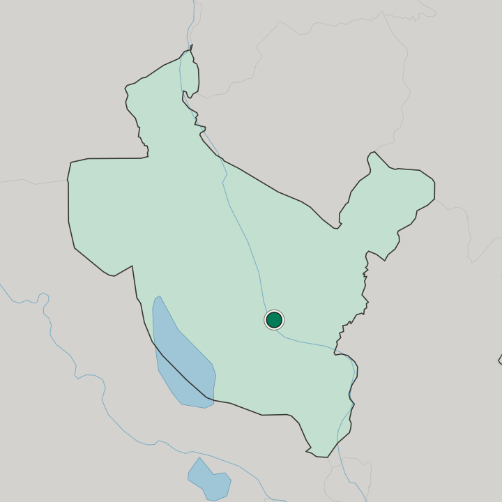 Map showing Sāmarrā’ — In Muhafazat Salah ad Din