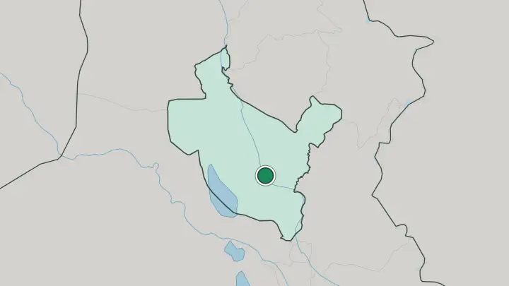 Map of Sāmarrā’ in Iraq