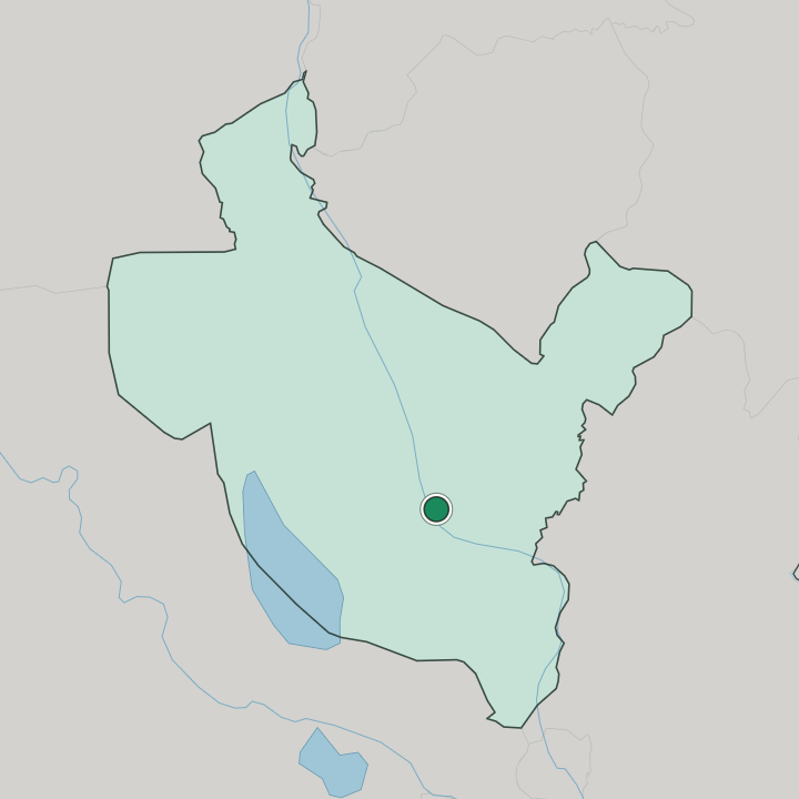 Map showing Sāmarrā’ — In Muhafazat Salah ad Din