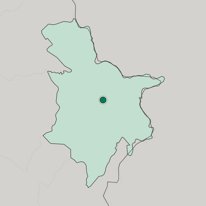 Map showing Sulaymaniyah — In Sulaymaniyah Governorate