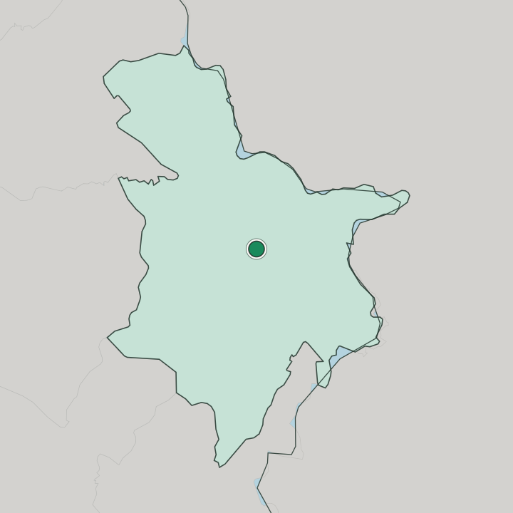 Map showing Sulaymaniyah — In Sulaymaniyah Governorate