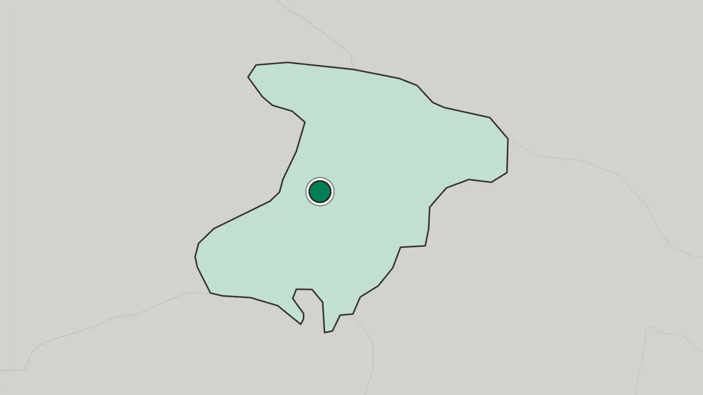 Map of Hashtgerd in Iran