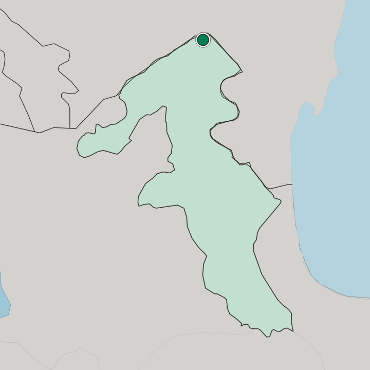 Map showing Pārsābād — In Ardabil Province