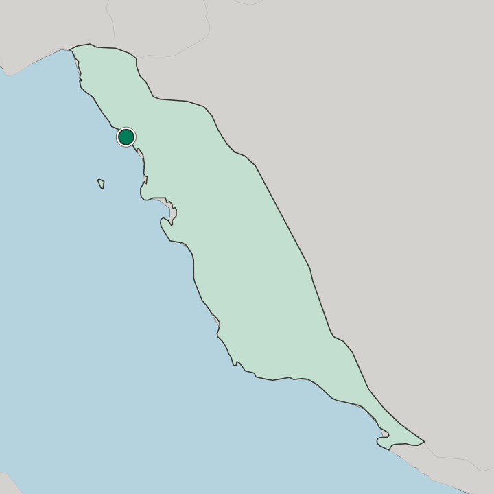 Map showing Bandar-e Genāveh — In Bushehr Province