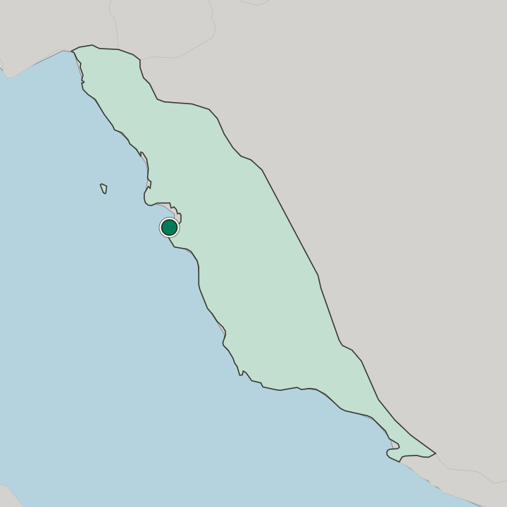 Map showing Bushehr — In Bushehr Province
