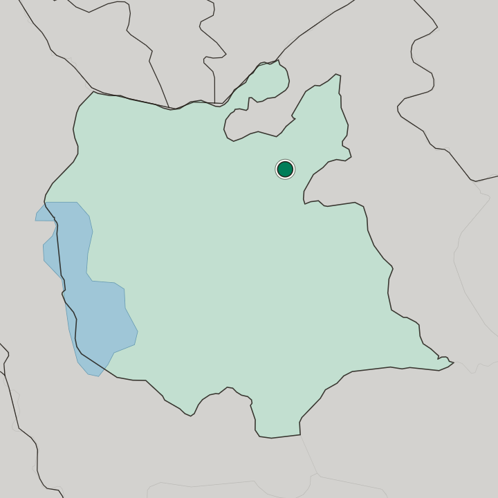 Map showing Ahar — In East Azerbaijan Province