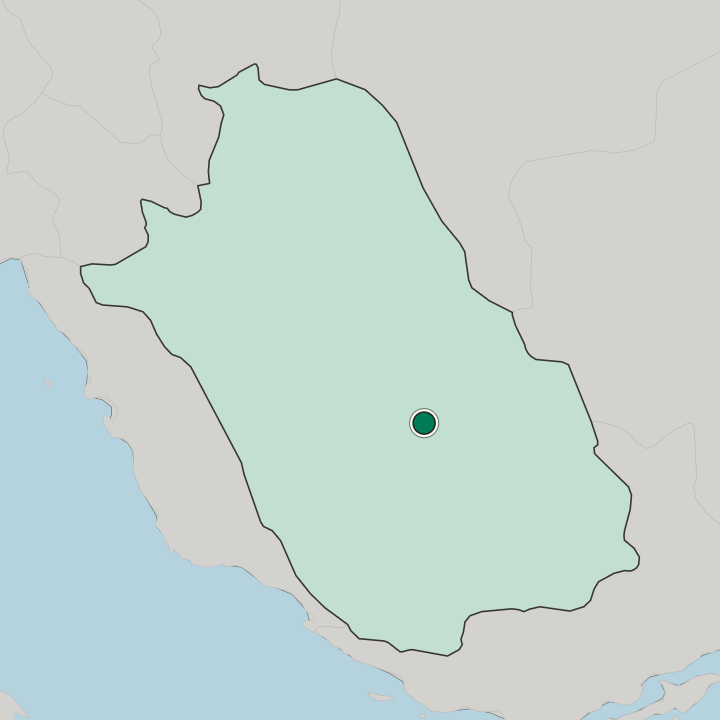 Map showing Fasā — In Fars Province