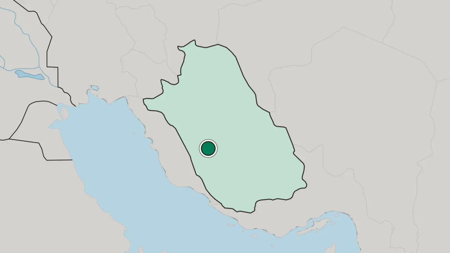 Map of Fīrūzābād in Iran