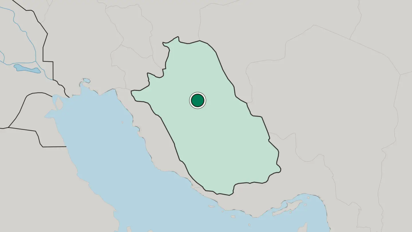 Map of Marvdasht in Iran