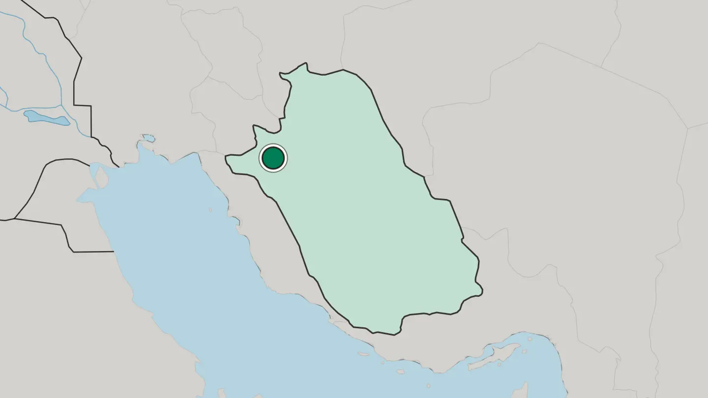 Map of Nūrābād in Iran