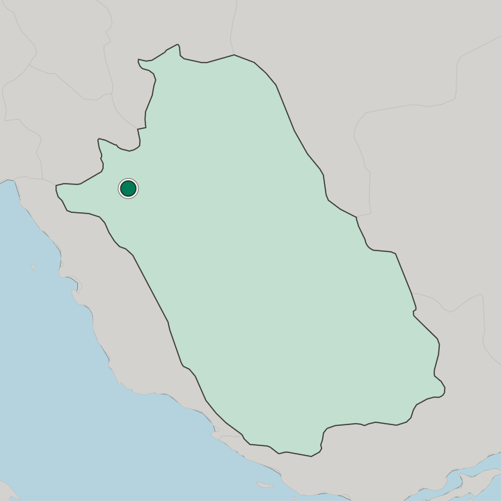 Map showing Nūrābād — In Fars Province