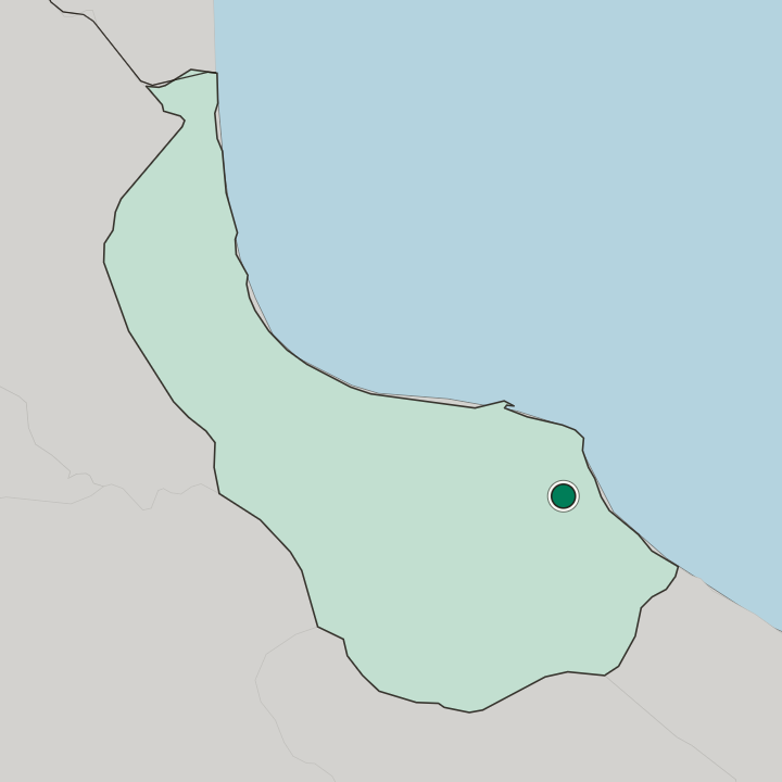 Map showing Langarūd — In Gilan Province