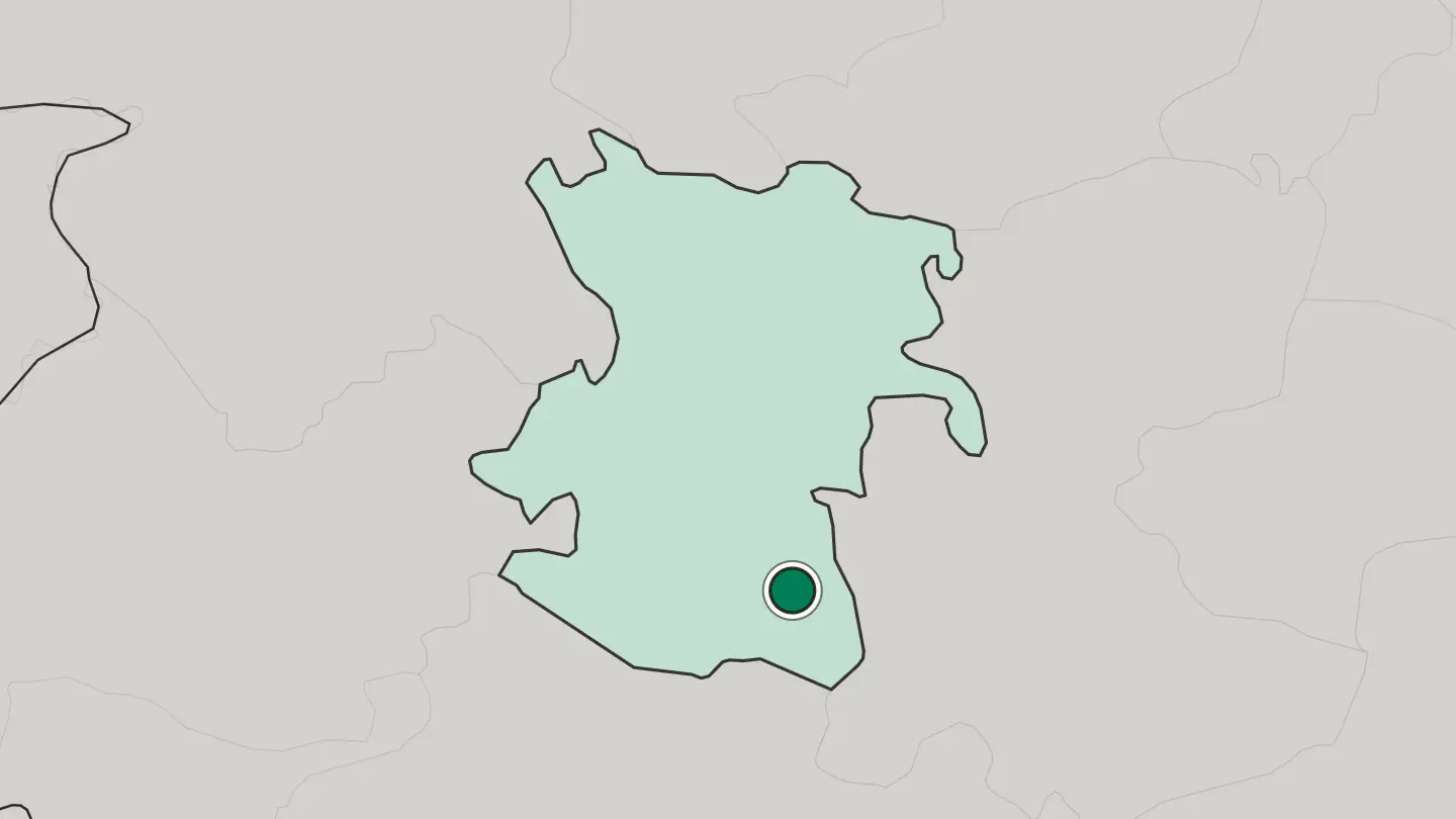 Map of Malāyer in Iran