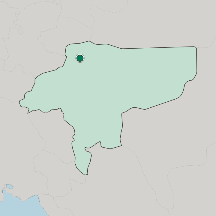 Map showing Ārān Bīdgol — In Isfahan Province