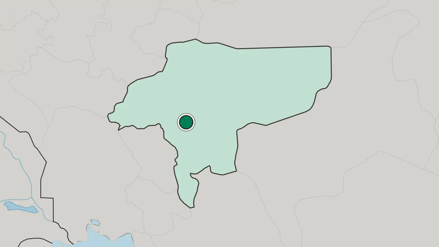 Map of Khomeynī Shahr in Iran