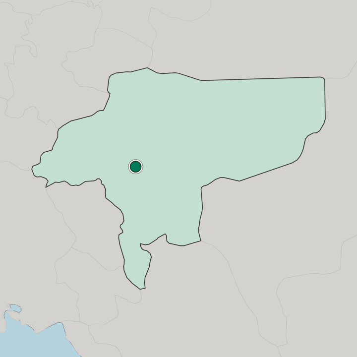 Map showing Shāhīn Shahr — In Isfahan Province