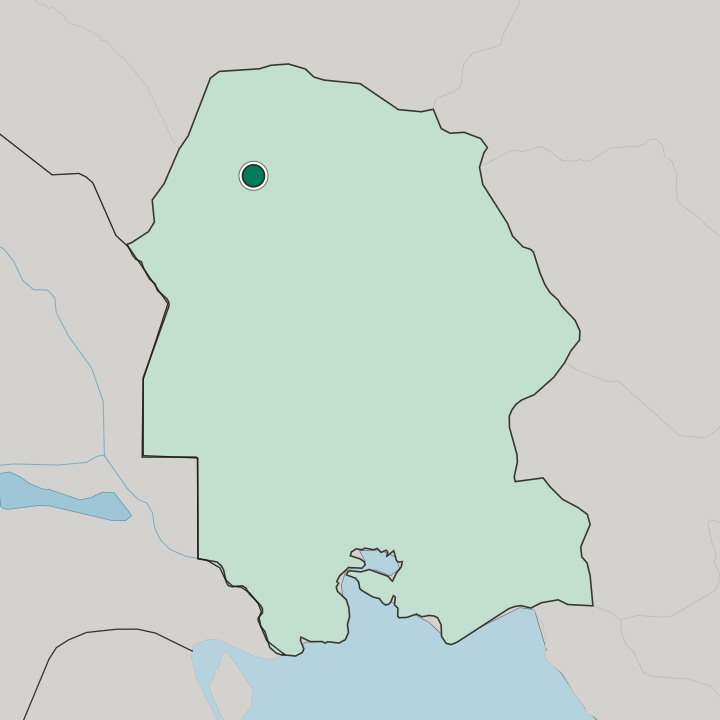 Map showing Andīmeshk — In Khuzestan Province
