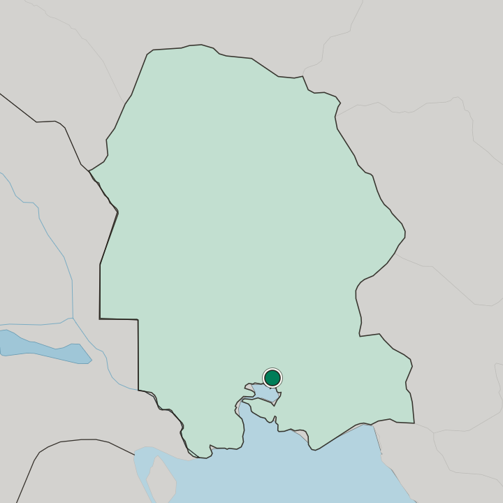 Map showing Bandar-e Māhshahr — In Khuzestan Province