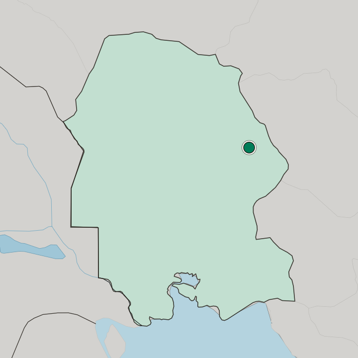 Map showing Īz̄eh — In Khuzestan Province