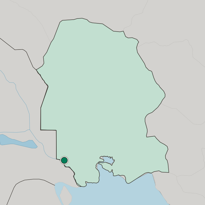 Map showing Khorramshahr — In Khuzestan Province