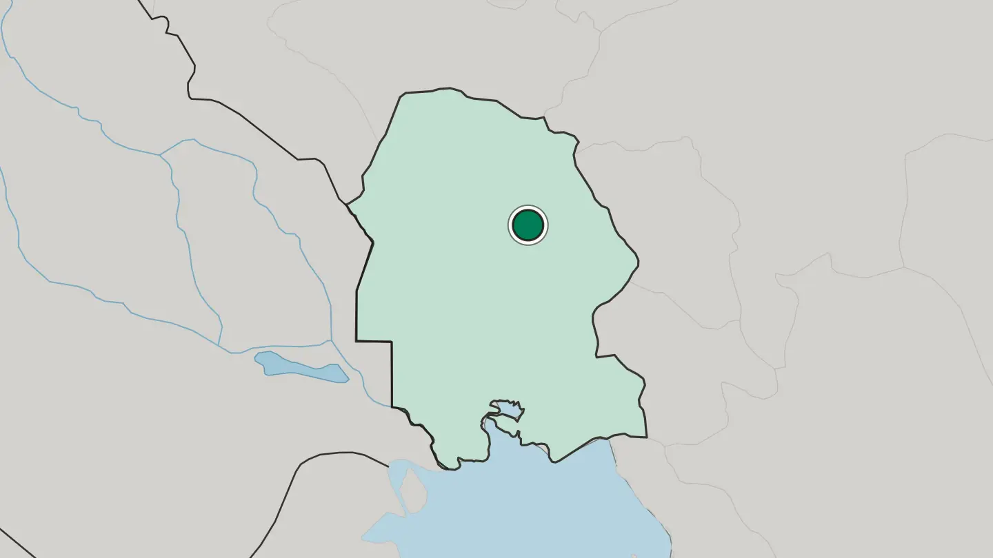 Map of Masjed Soleymān in Iran