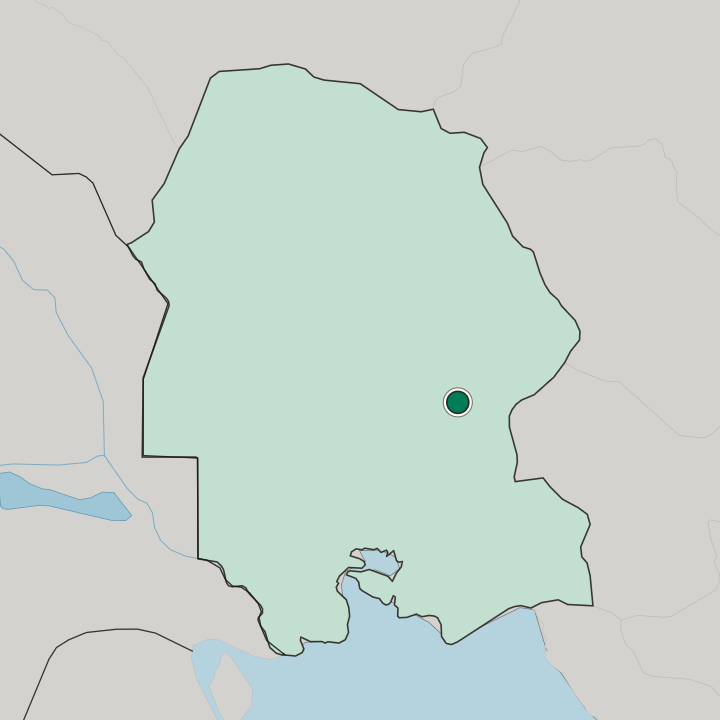 Map showing Rāmhormoz — In Khuzestan Province