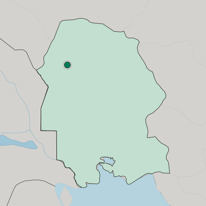 Map showing Shūsh — In Khuzestan Province