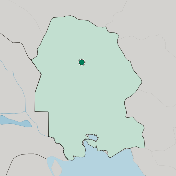 Map showing Shūshtar — In Khuzestan Province