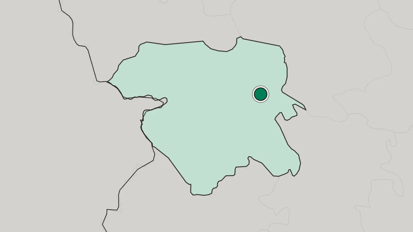 Map of Bījār in Iran
